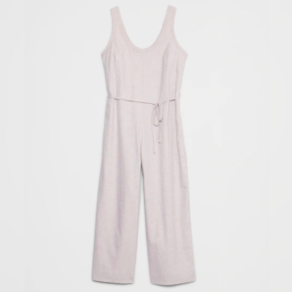 Banana Republic Linen-Blend Wide-Leg Jumpsuit